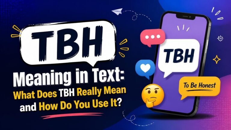 TBH Meaning in Text