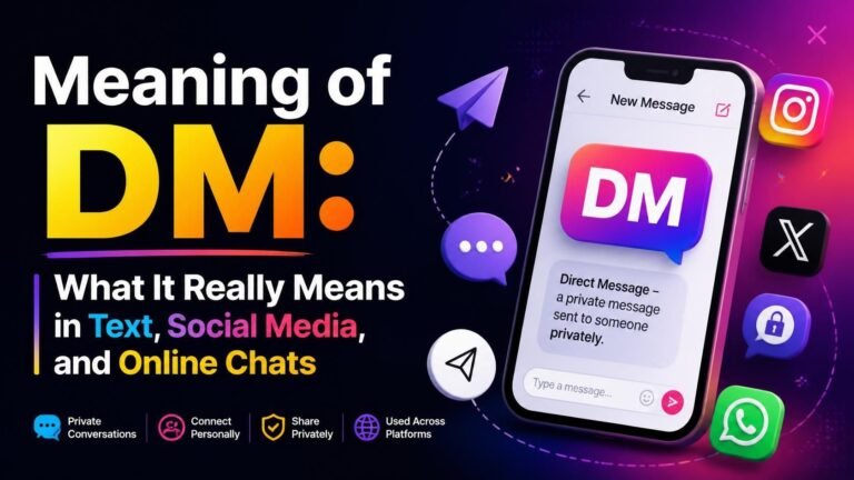 what does dm mean
